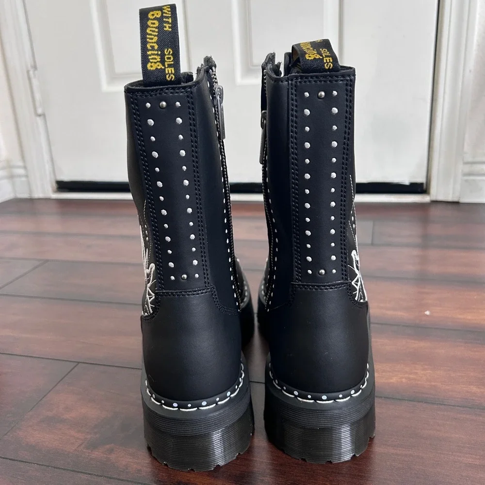 NIB Dr. Martens Jadon Hi Solar Flare Reclaimed Leather Platform Boots Men's 12